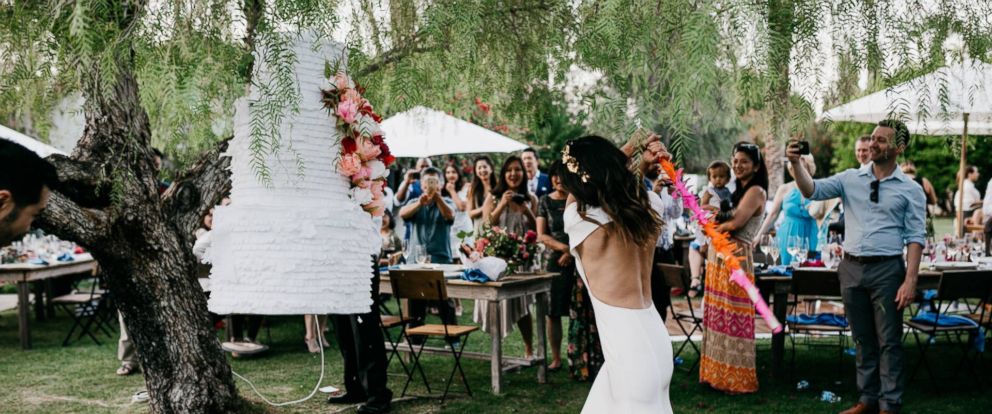 Los Angeles couple ditches wedding cake for awesome cake piñata instead