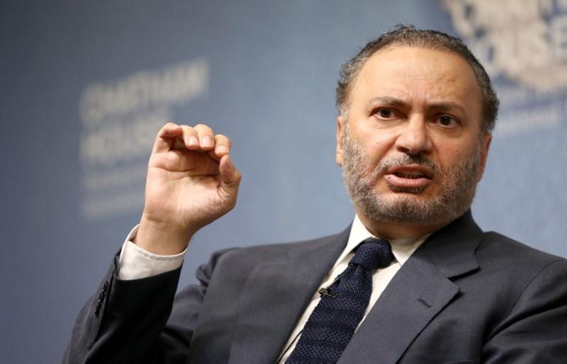 Minister Of State For Foreign Affairs For The United Arab Emirates, Anwar Gargash, Speaks At An Event At Chatham House In London