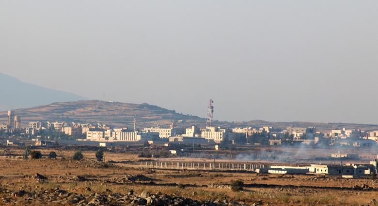 FILE PHOTO: A General View Shows Baath City, Bordering The Israeli Occupied Golan Heights