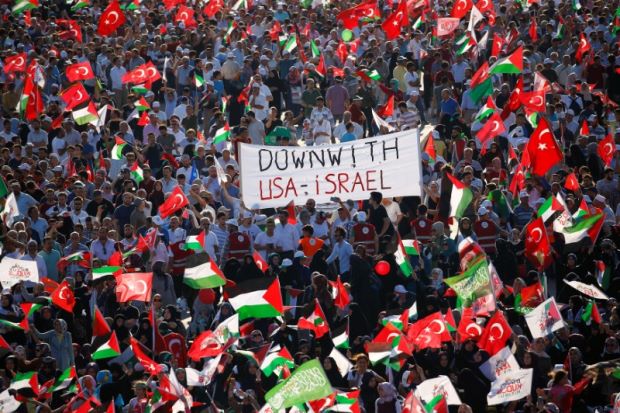 Thousands rally in Istanbul against Israel’s Al-Aqsa mosque measures