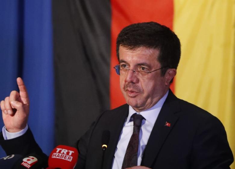 Turkey's Economy Minister Zeybekci Makes A Speech In Cologne