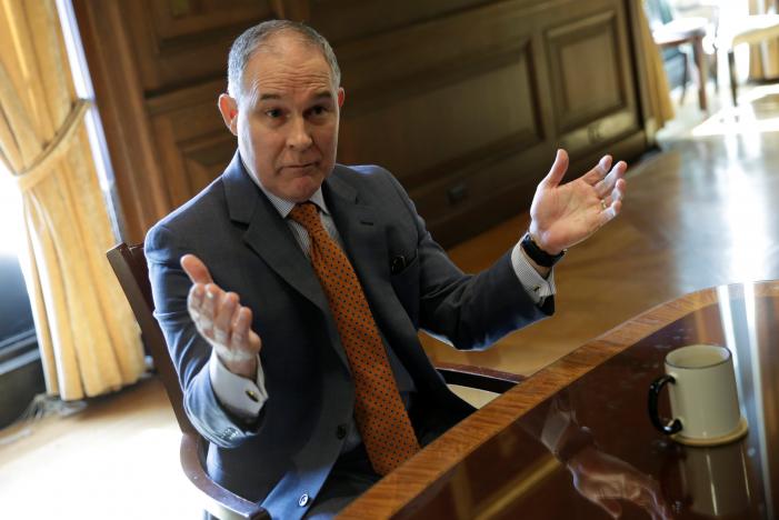 U.S. EPA chief says to treat diesel emissions cheating very aggressively