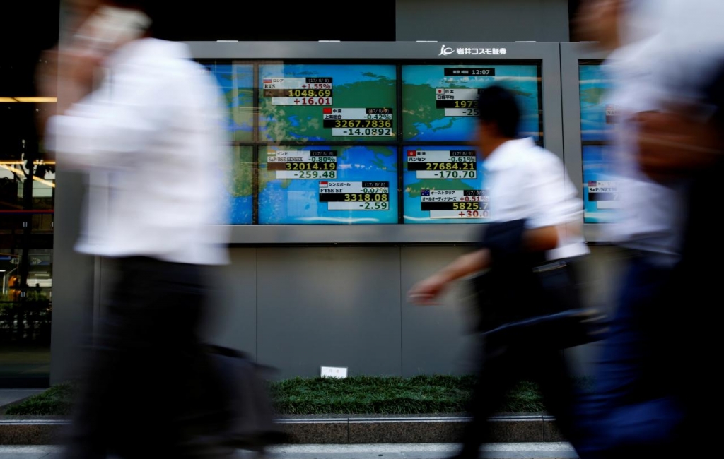 Asia shares up as North Korea tensions ease, wary Fed weighs on dollar