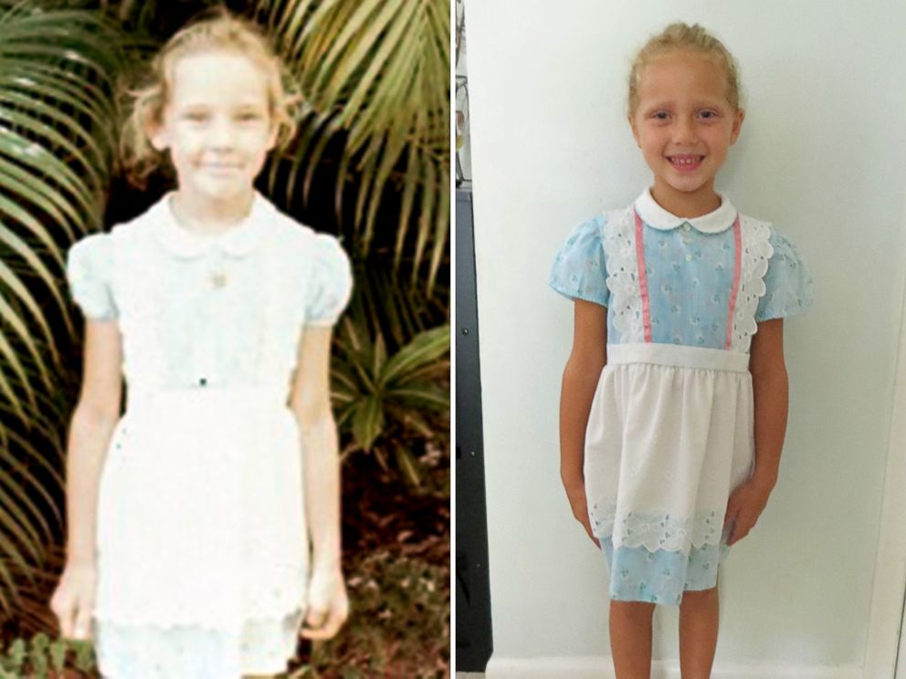 Best friends dress their daughters, granddaughters in same dress on 1st day of school