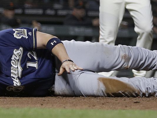 Chris Stratton stymies contending Brewers, Giants win 2-0