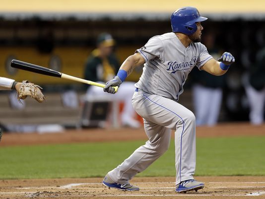 Joyce’s 3-run double rallies A’s past Royals 10-8