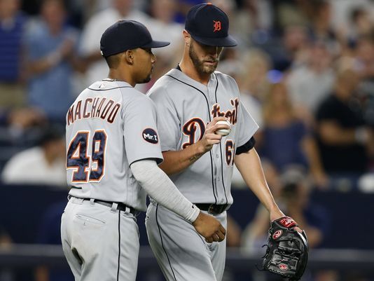 New Tigers closer Greene gets 1st save in 4-3 win over Yanks