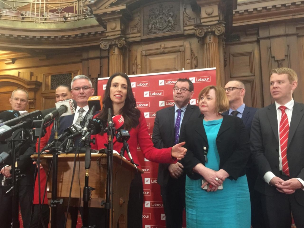 New Zealand’s Labour Party leader steps down less than two months before election