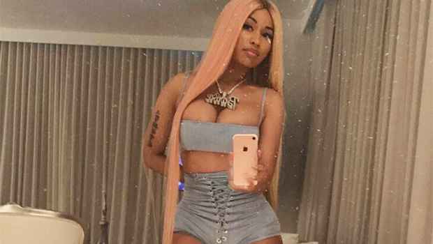 Nicki Minaj Sizzles In Curve-Hugging Corset & Thigh High Heels While Partying With Future