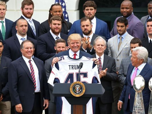 Patriots gave President Trump Super Bowl ring as thank-you for White House visit