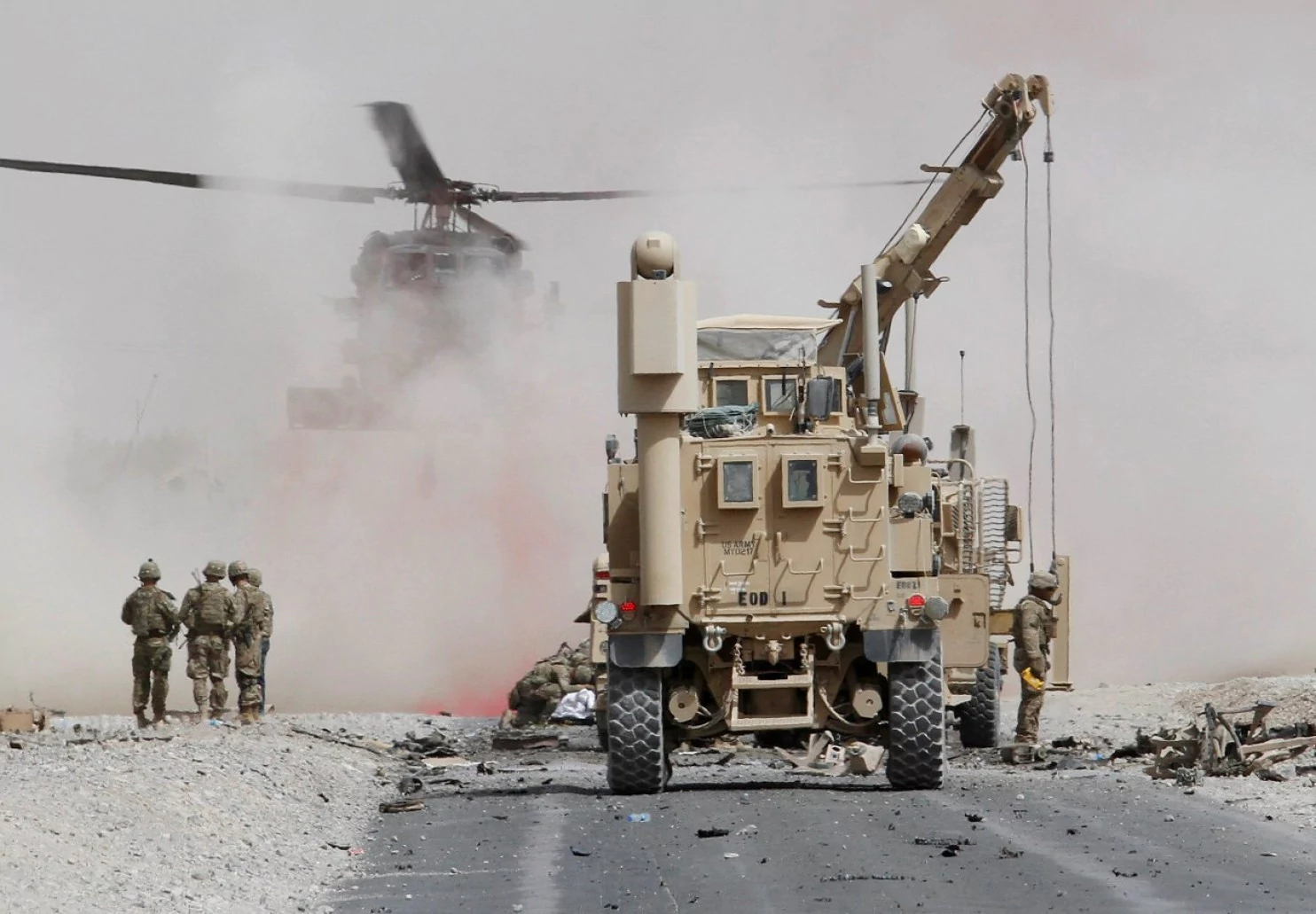 Two u s troops killed in attack on nato convoy in afghanistan