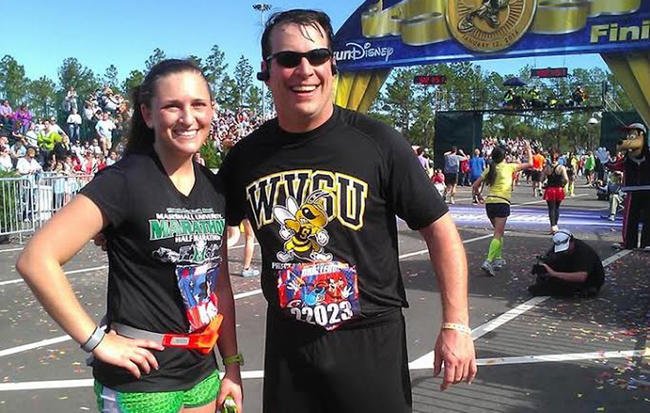 Wife’s dying wish leads husband to run 65 marathons