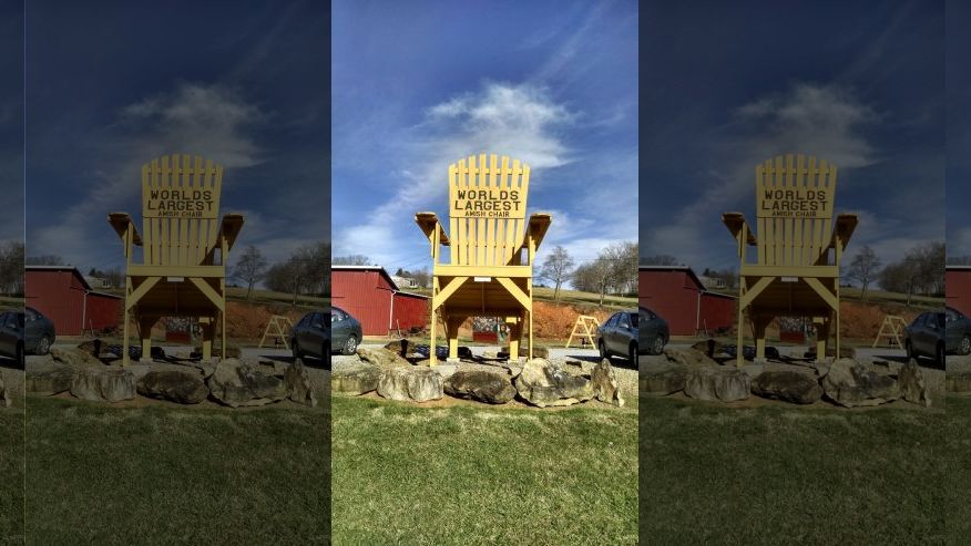 World’s largest adirondack chair