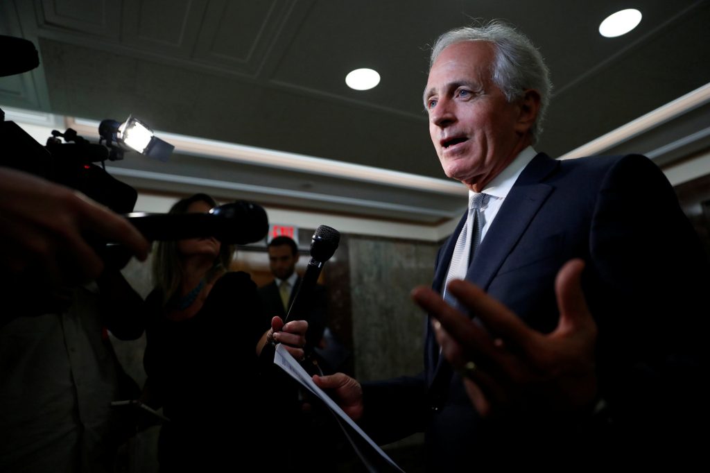 Bob Corker, Republican senator from Tennessee, announces his retirement