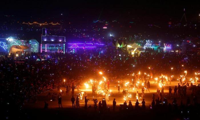 Man Dies After Rushing into Burning Man Festival Flames