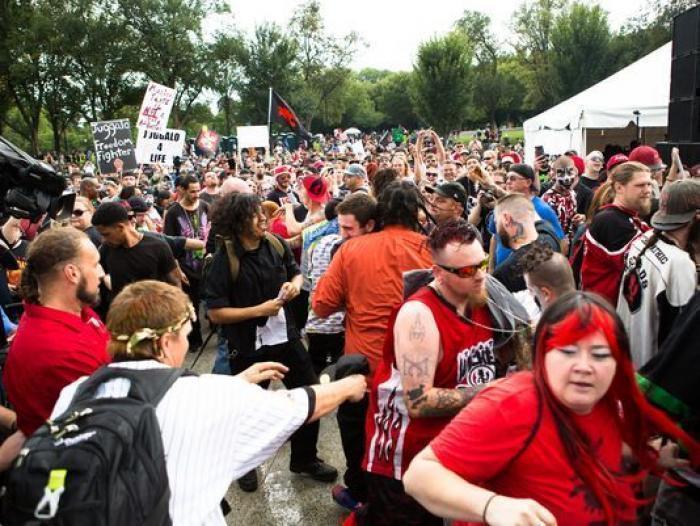 Juggalos descend on D.C. to fight FBI gang distinction as pro-Trump activists rally