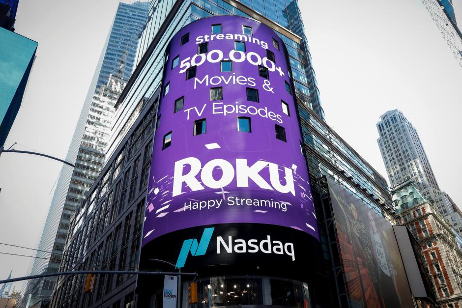 Roku connects with investors in debut shares soar over 67 percent