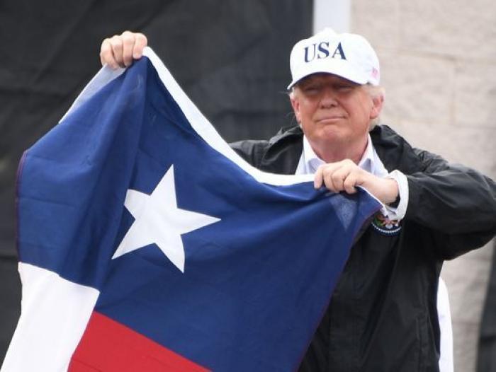 Trump pledges $1 million to Hurricane Harvey relief