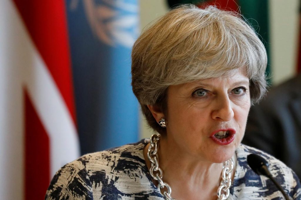 UK’s May seeks Florentine renaissance for deadlocked Brexit talks