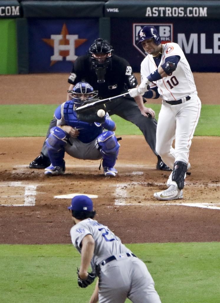 Astros start fast, top Dodgers 5-3 for 2-1 World Series lead