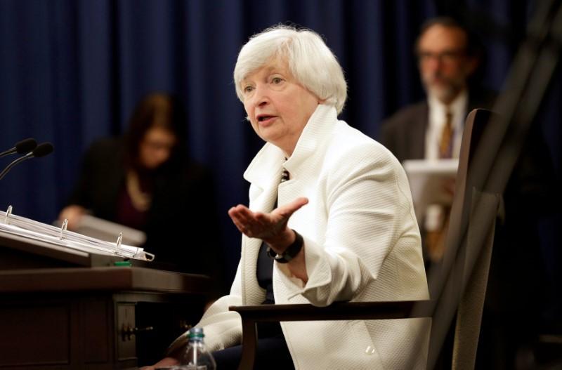 Fed's Yellen says watching inflation closely but economy is strong