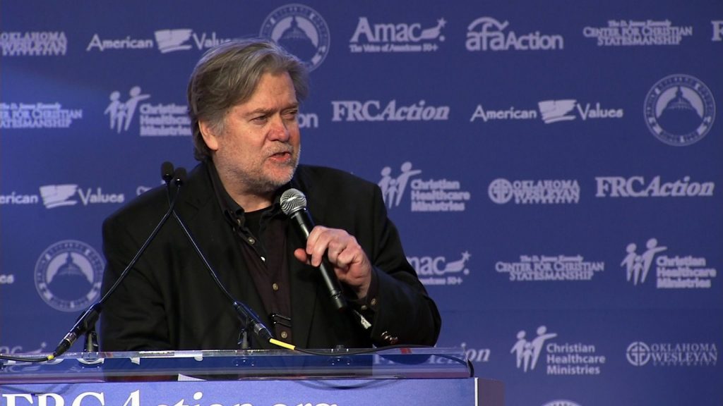 Trump was for Steve Bannon before he was against him