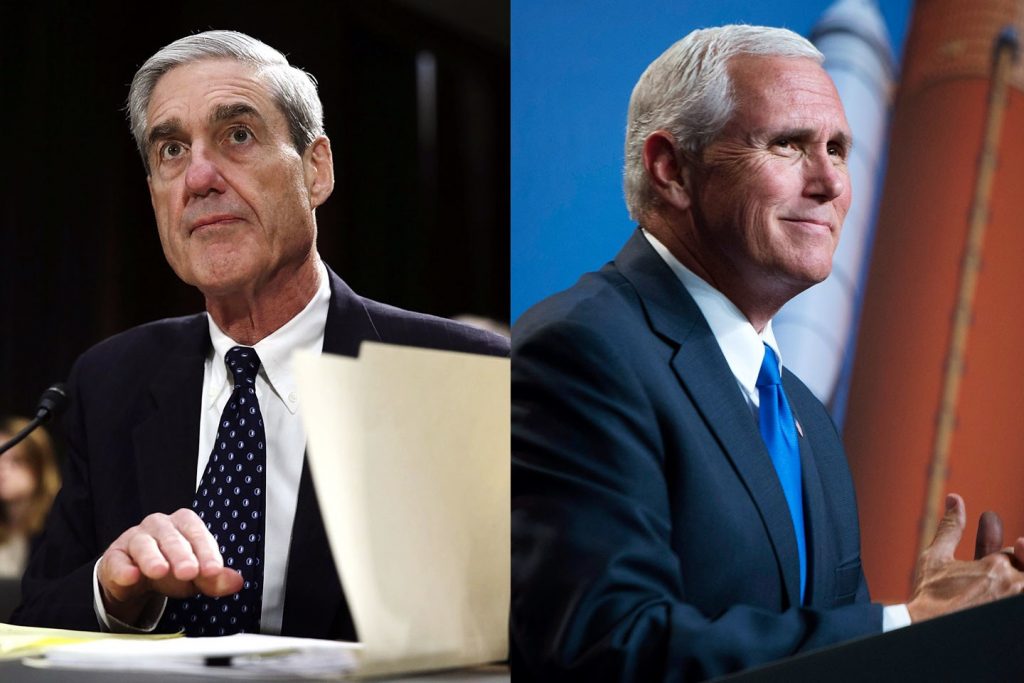 MIKE PENCE IS TOTALLY DOWN TO COOPERATE WITH BOB MUELLER