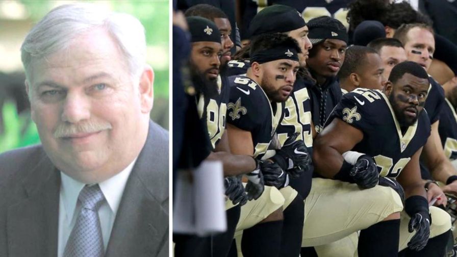 Disabled Navy vet refuses to receive award from Saints over national anthem protests