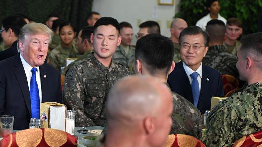 In South Korea anxiety over US alliance as Trump makes state visit