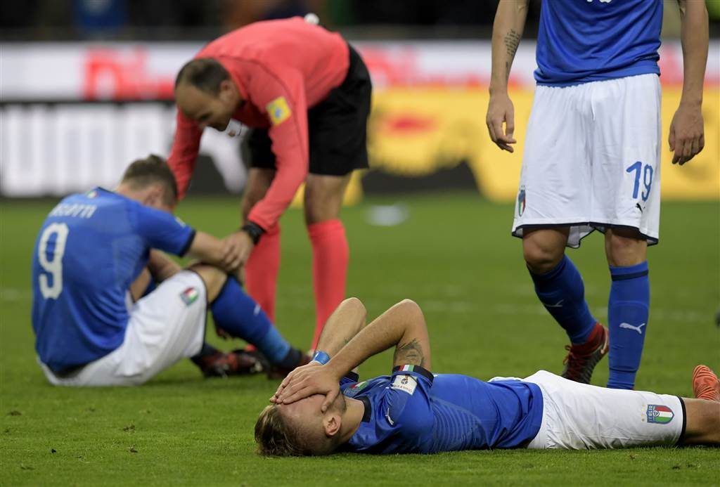 Italy fails to qualify for World Cup for first time since 1958