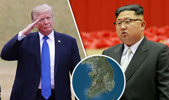 Must defend world security Trump has largest aircraft carriers pointed at North Korea