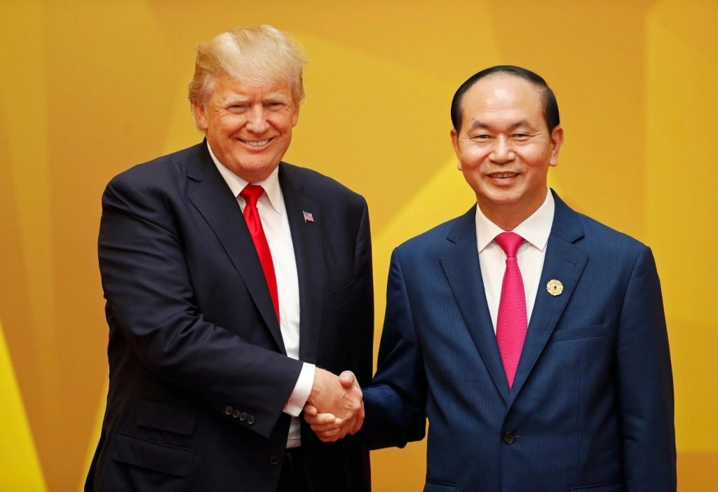 The Latest: Trump and Putin cross paths again in Vietnam