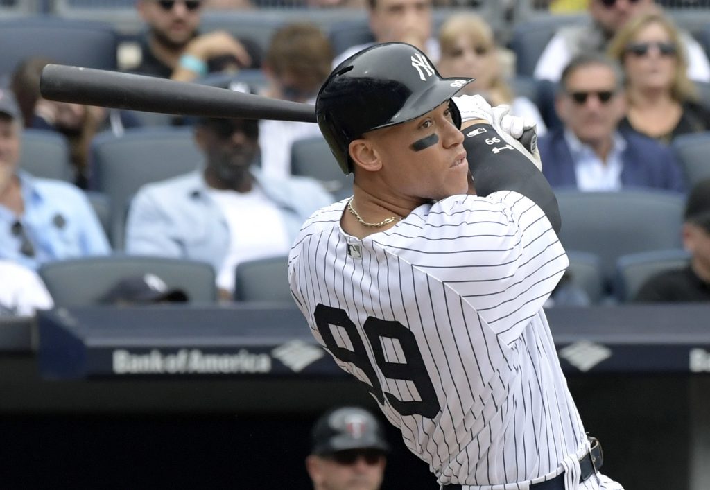 Yankees’ Aaron Judge bidding for rare double with BBWAA awards