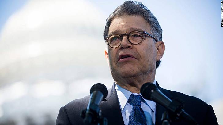 Al Franken continues working while departure date unclear