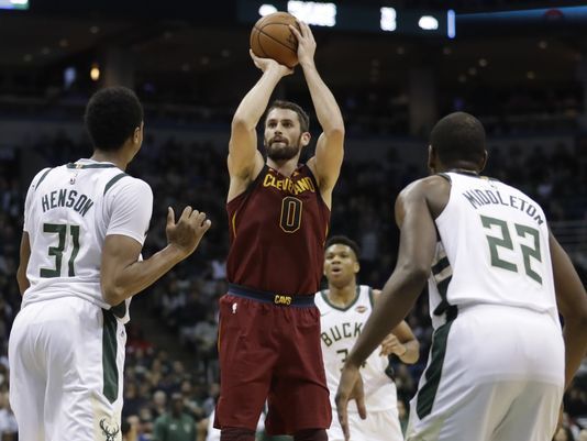 Antetokounmpo scores 27, Bucks hold off Cavaliers 119-116