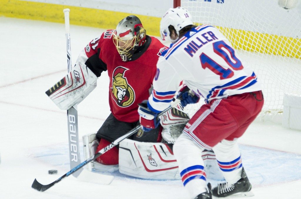 Craig Anderson, Senators beat Rangers, stop skids