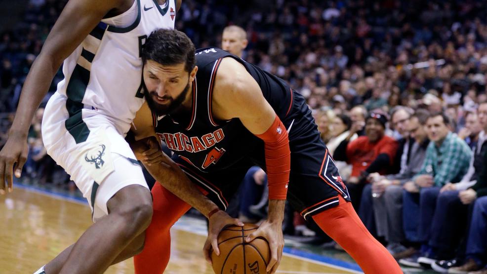 Mirotic scores 24 points off bench, Bulls beat Bucks 115-106