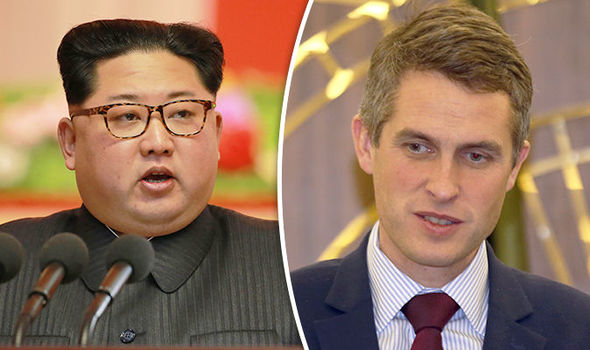 Defence Secretary warns UK will deal with ‘AGGRESSIVE North Korea threat’