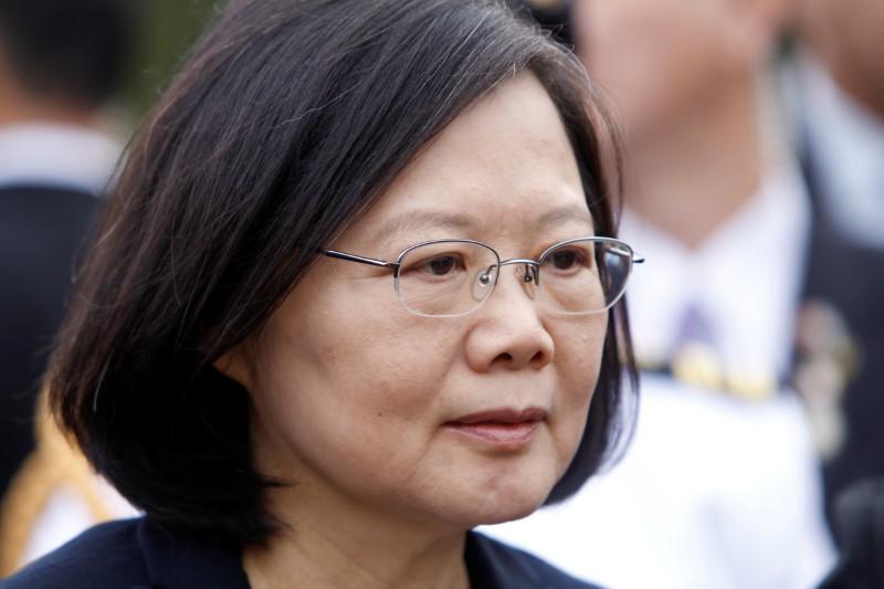 Taiwan president says China military causing regional instability