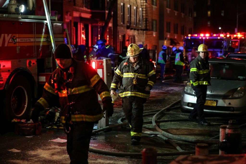 Twelve dead in New York City apartment fire