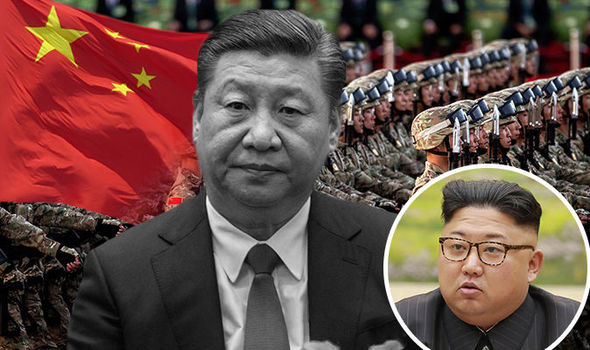 China told to ‘MOBILISE ITS DEFENCES’ for war with North Korea ‘at any time’