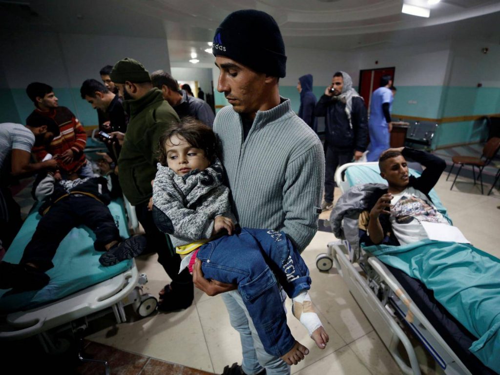 Israel launches air strike on Gaza amid violent clashes over Trump’s Jerusalem decision
