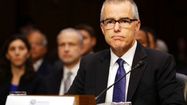 FBI Deputy Director Andrew McCabe ‘removed’ from the bureau