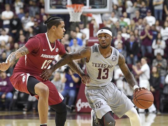 Freshman Starks leads Texas A&M past Arkansas 80-66