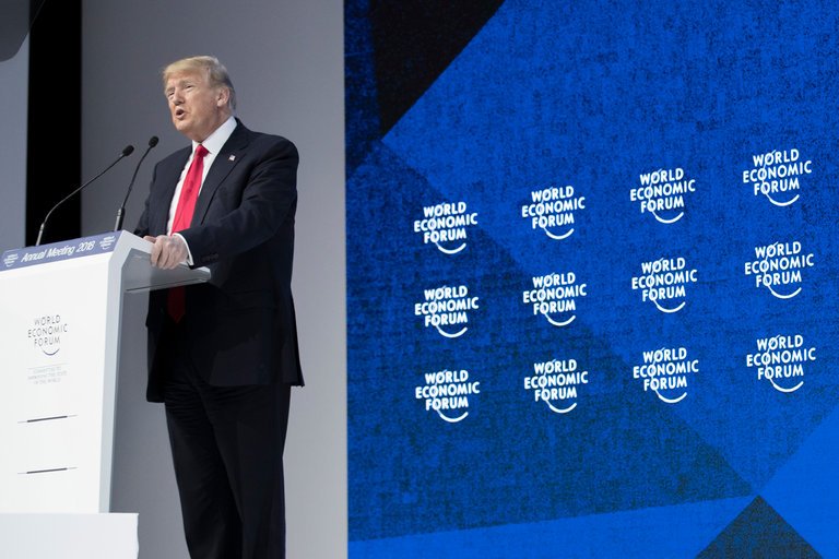 In Davos Speech, Trump Mixes Facts With Fiction