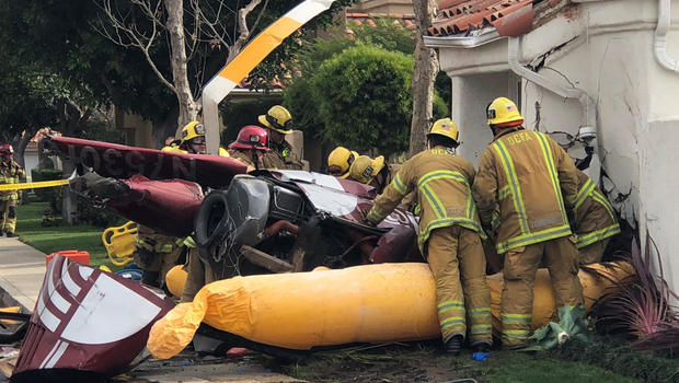 Newport Beach helicopter crash: 3 dead, 2 injured in Southern California