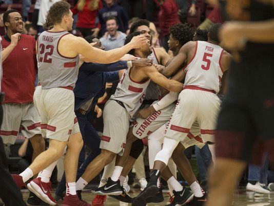 Stanford stuns USC behind half-court buzzer-beater