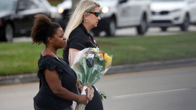 Florida school shooting: Armed officer ‘did not confront killer’