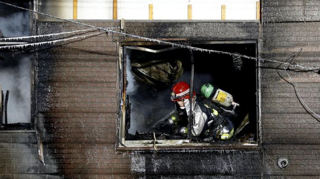 Eleven die in fire at a welfare home in Japan