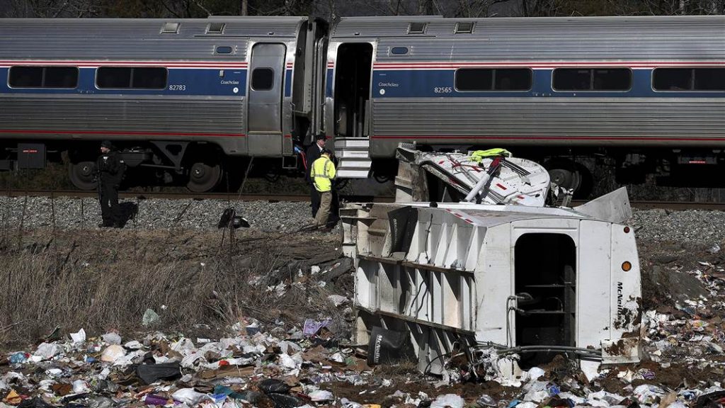 One person killed when Amtrak train carrying GOP lawmakers to retreat hits garbage truck